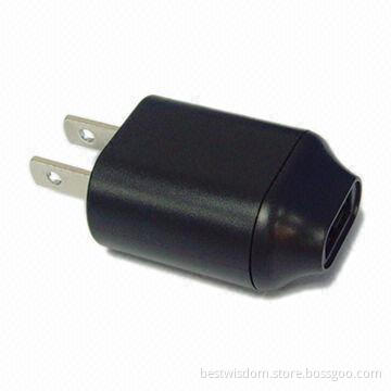 USB Charger for Mobile Phone, with 1A Charging Rate and CE/UL/RoHS Marks